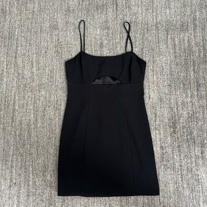 Lovers and Friends Enzo Cutout Mini Dress in Black size S